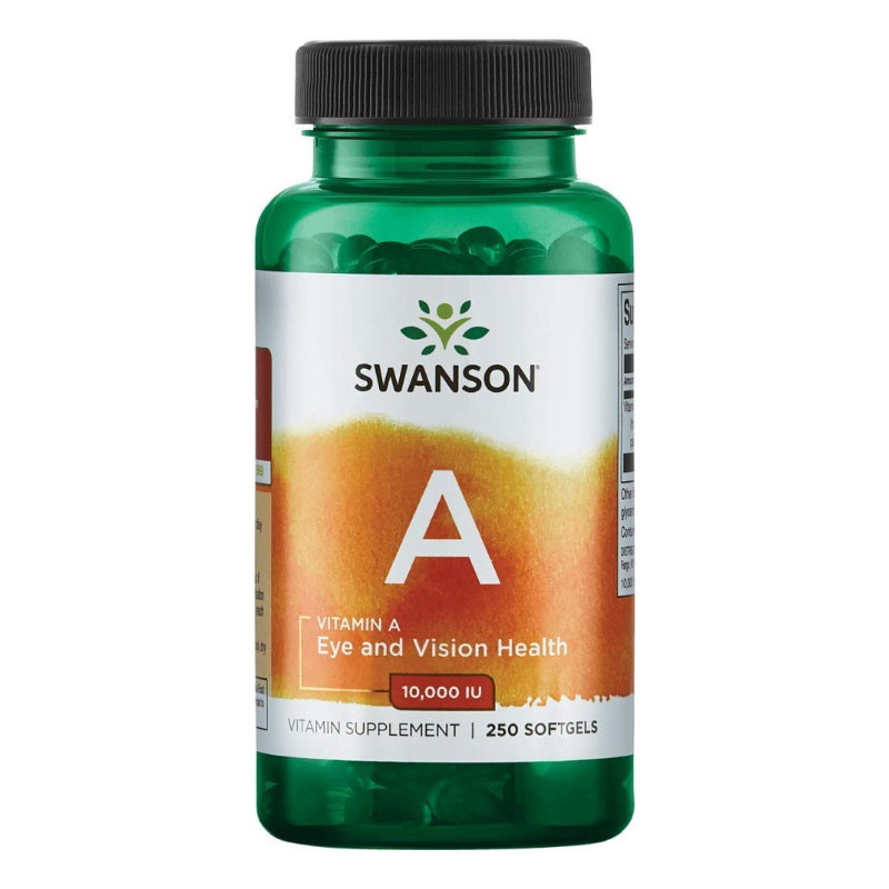 SWANSON VITAMIN A 10000iu - 250 softgel SWANSON VITAMIN A 10000iu - 250 softgel