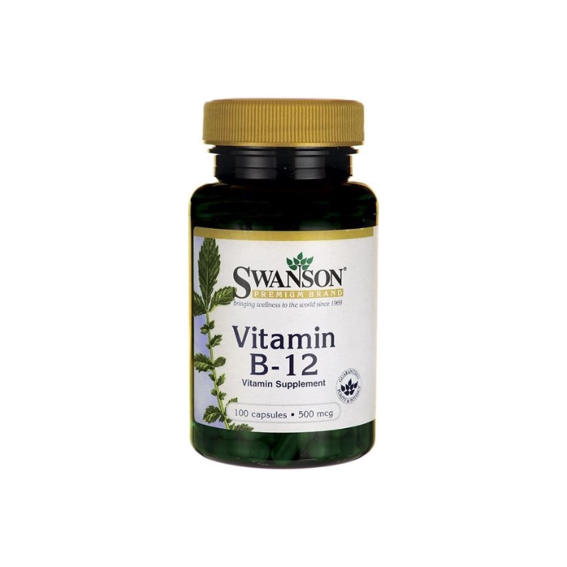 SWANSON VITAMIN B-12 - 500mcg - 100 kaps SWANSON VITAMIN B-12 - 500mcg - 100 kaps