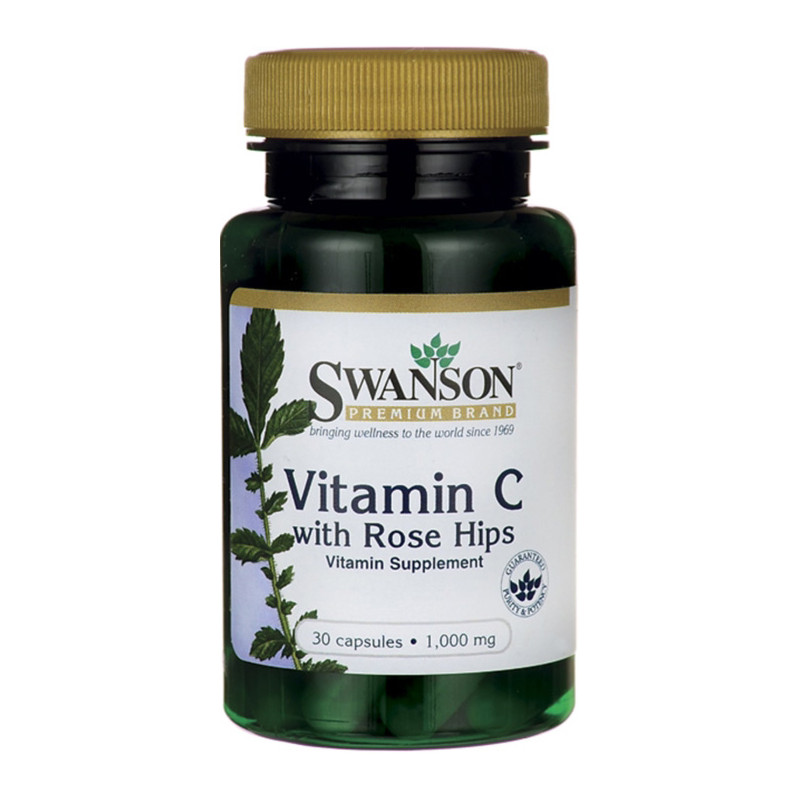 SWANSON WITAMINA C1000+dzika róża 30 kaps SWANSON WITAMINA C1000+dzika róża 30 kaps