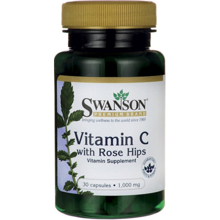 SWANSON WITAMINA C1000+dzika róża 30 kaps