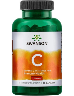 SWANSON WITAMINA C1000+dzika róża 90 kaps