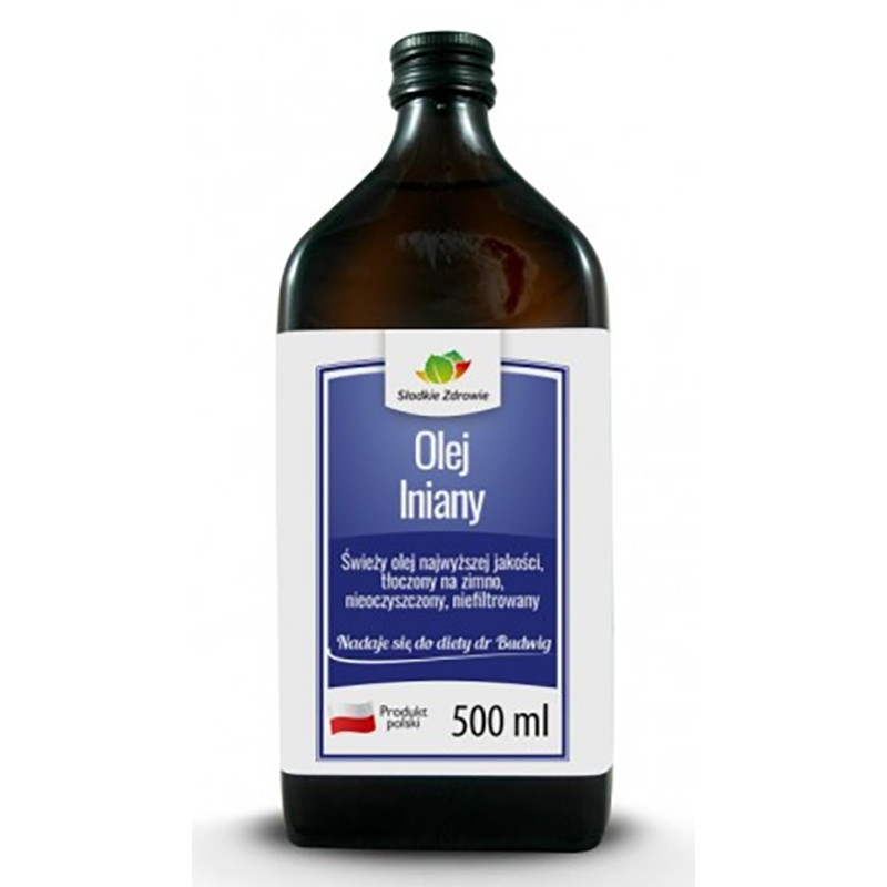 SŁODKIE ZDROWIE OLEJ LNIANY 500ml SŁODKIE ZDROWIE OLEJ LNIANY 500ml