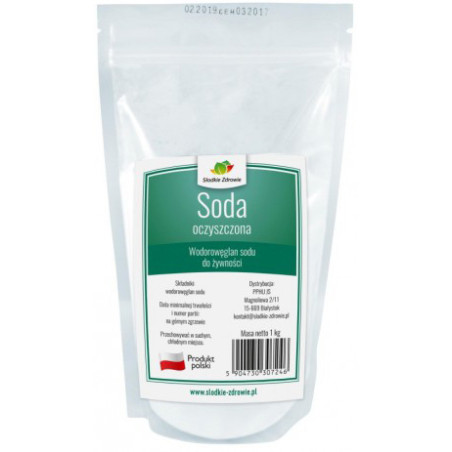 SŁODKIE ZDROWIE SODA SPOŻYWCZA OCZYSZCZONA 1kg