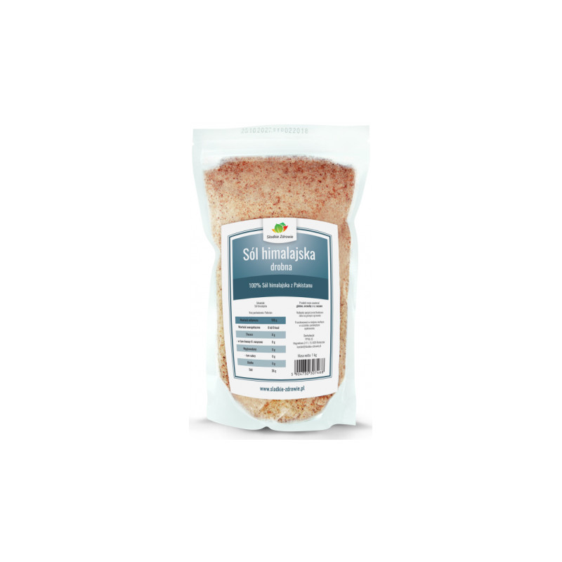 SŁODKIE ZDROWIE SÓL HIMALAJSKA DROBNA 1kg SŁODKIE ZDROWIE SÓL HIMALAJSKA DROBNA 1kg