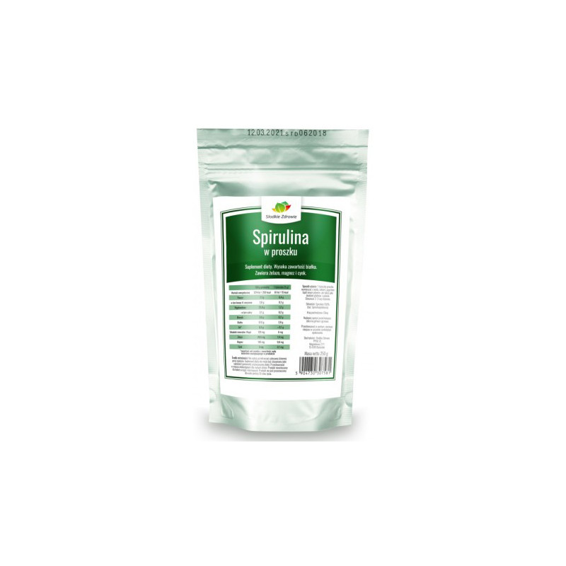 SŁODKIE ZDROWIE SPIRULINA 250g SŁODKIE ZDROWIE SPIRULINA 250g