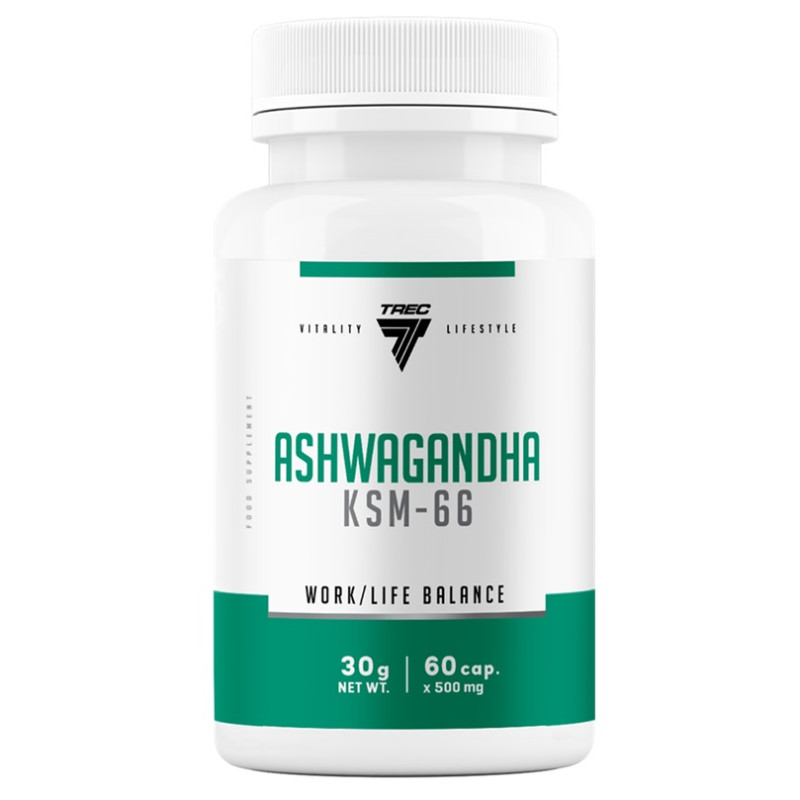 TREC ASHWAGANDHA KSM-66 60 kaps TREC ASHWAGANDHA KSM-66 60 kaps