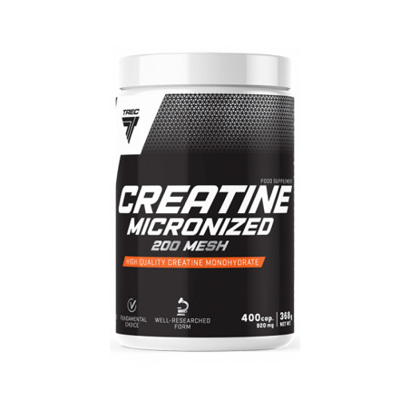 TREC CREATINE MICRONIZED 200 mesh 400 kaps. 
