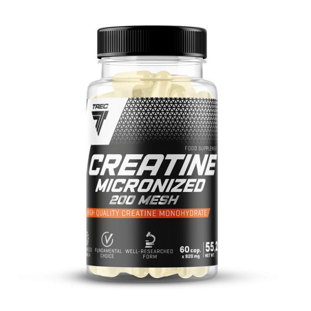 TREC CREATINE MICRONIZED 200 mesh 60 kaps. 