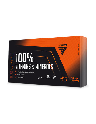TREC ENDU 100% VITAMINS & MINERALS 60kaps