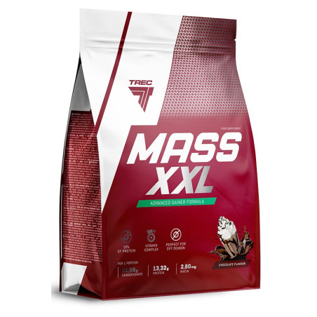 TREC MASS XXL 4800 g  CZEKOLADA*