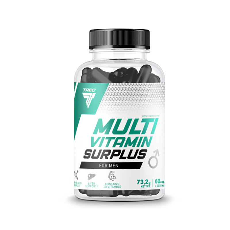 TREC MULTIVITAMIN SURPLUS FOR MEN 60kaps TREC MULTIVITAMIN SURPLUS FOR MEN 60kaps