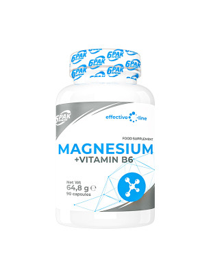 6PAK MAGNESIUM+B6 - 90 kaps
