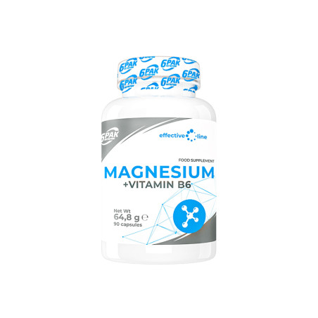 6PAK MAGNESIUM+B6 - 90 kaps