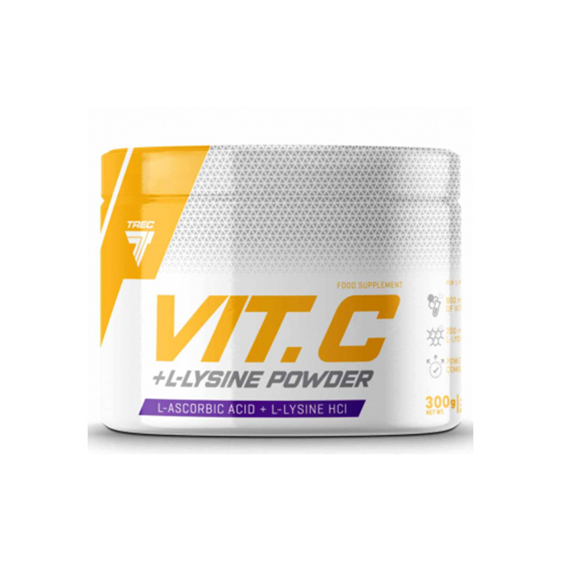 TREC VIT.C+LYSINE POWDER 300g TREC VIT.C+LYSINE POWDER 300g