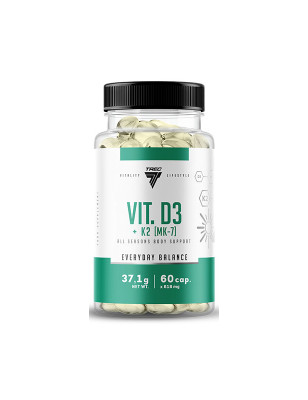 TREC VIT. D3+K2 60 kaps.