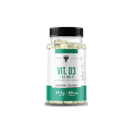 TREC VIT. D3+K2 60 kaps.