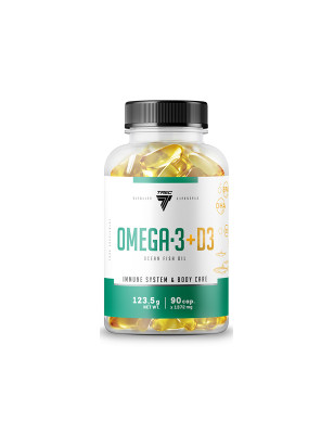 TREC VITALITY OMEGA 3+D3 - 90kaps