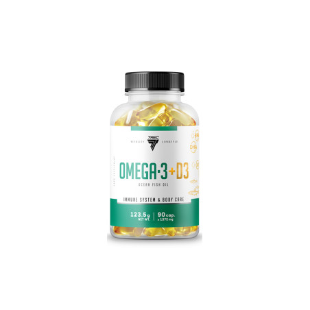 TREC VITALITY OMEGA 3+D3 - 90kaps