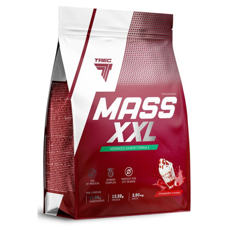 TREC MASS XXL 4800 g truskawka