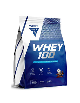 TREC WHEY 100 - 2275 g  CZEKOLADA*
