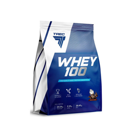TREC WHEY 100 - 2275 g  CZEKOLADA*