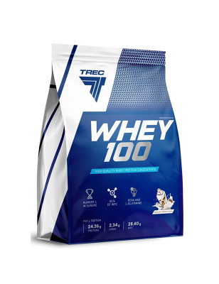 TREC WHEY 100 - 2275 g  CZEKOLADA*