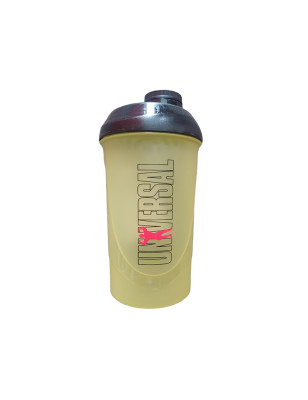 UNIVERSAL SHAKER BOTTLE YELLOW 600 ml