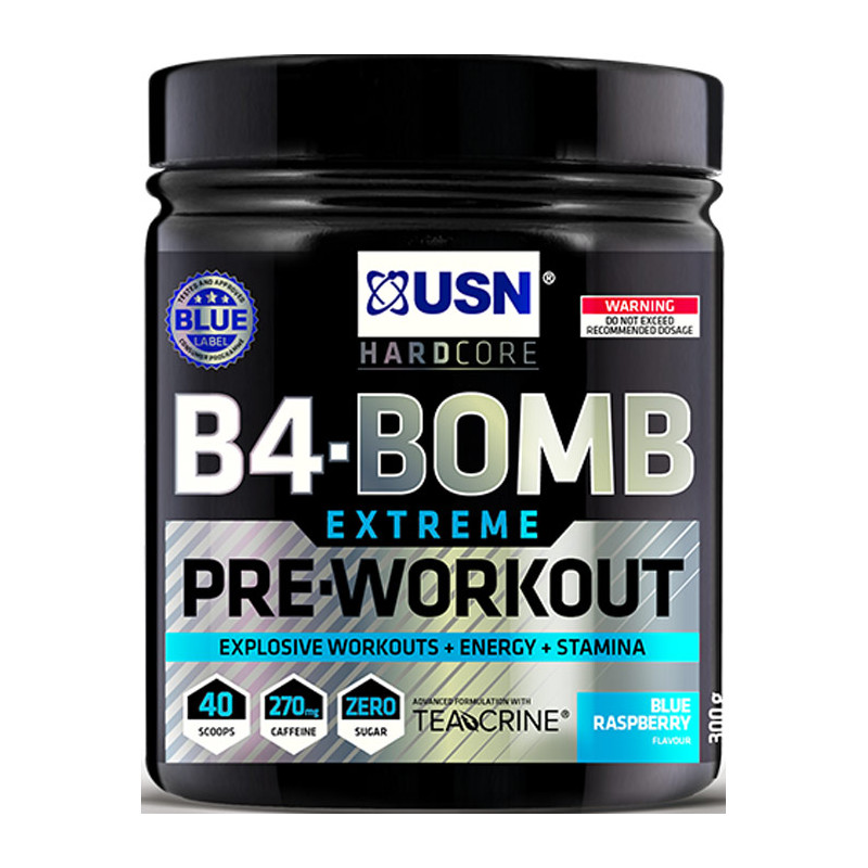 USN B4 BOMB 300g blue raspberry USN B4 BOMB 300g blue raspberry