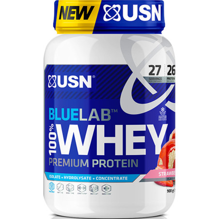 USN BLUE LAB WHEY 908g truskawka