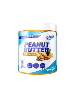 6PAK PEANUT BUTTER PAK 908g Crunchy