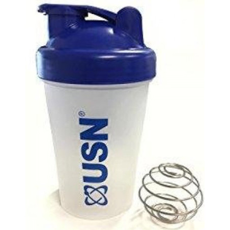 USN BLUE SHAKER WITH METAL BALL 400 ml