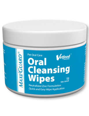 VETFOOD MAXI/GUARD ORAL CLEANSING WIPES 100szt