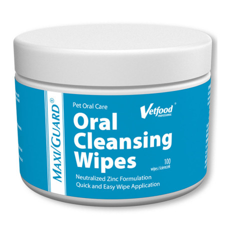 VETFOOD MAXI/GUARD ORAL CLEANSING WIPES 100szt