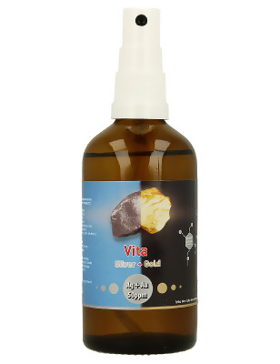 VITACOLLOIDS SREBRO+ZŁOTO KOLOIDALNE 50PPM - 100ml
