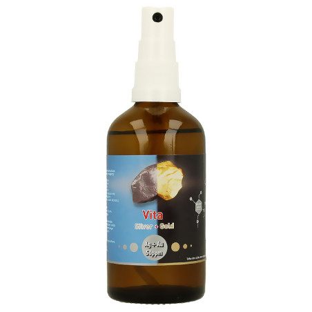 VITACOLLOIDS SREBRO+ZŁOTO KOLOIDALNE 50PPM - 100ml