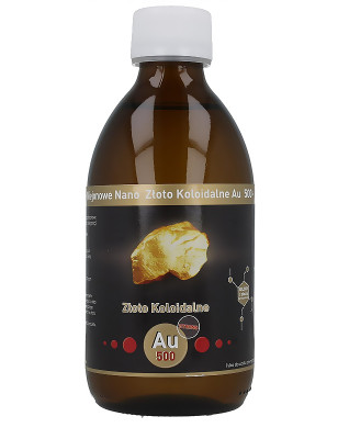 VITACOLLOIDS ZŁOTO KOLOIDALNE STRONG 50PPM- 300ml
