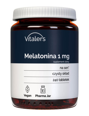 VITALER'S MELATONINA 1mg 240tabl
