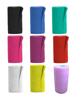 VITASOL BANDAŻ ELAST.SAMOPRZ. 10cm x 4,5m RÓŻ FLUO