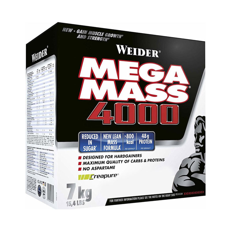 WEIDER MEGA MASS 4000 7 kg WANILIA WEIDER MEGA MASS 4000 7 kg WANILIA