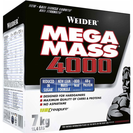 WEIDER MEGA MASS 4000 7 kg WANILIA
