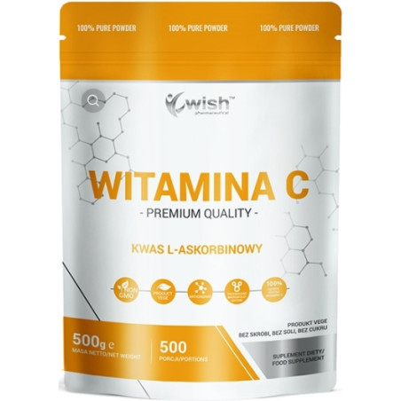 WISH KWAS L-ASKORBINOWY WITAMINA C 1000mg-500g
