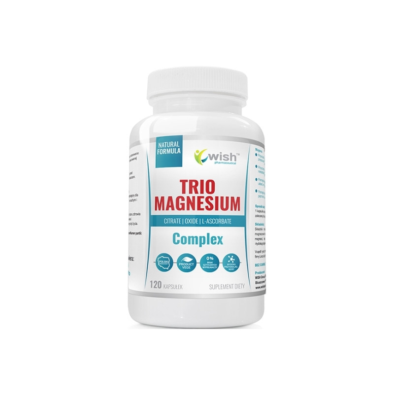 WISH TRIO MAGNESIUM COMPLEX 400mg-120kaps WISH TRIO MAGNESIUM COMPLEX 400mg-120kaps