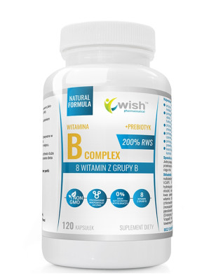 WISH WITAMINA B COMPLEX 200% RWS - 120kaps