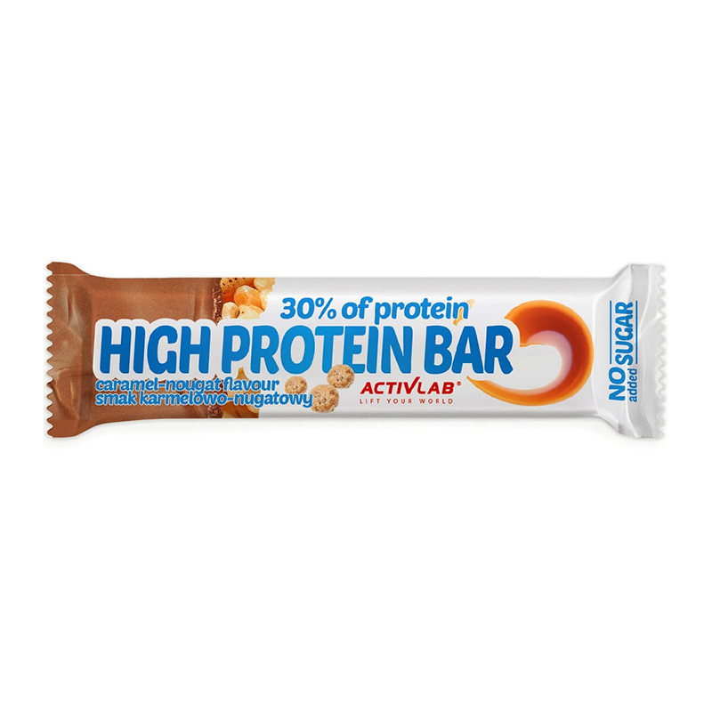 ACTIVLAB HIGH PROTEIN BAR 46g karmelowo-nugatowy ACTIVLAB HIGH PROTEIN BAR 46g karmelowo-nugatowy