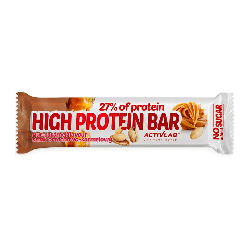 ACTIVLAB HIGH PROTEIN BAR 49g orzechowo-karmelowy ACTIVLAB HIGH PROTEIN BAR 49g orzechowo-karmelowy