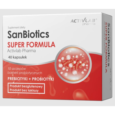 ACTIVLAB PHARMA SANBIOTICS SUPER FORMULA 40 kaps