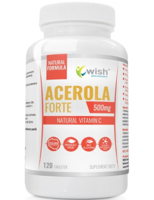 WISH ACEROLA FORTE 500mg - 120tabl