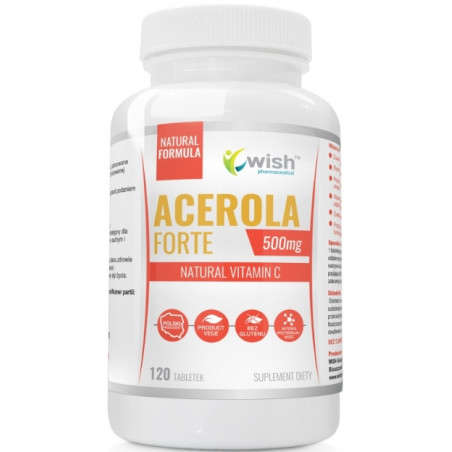 WISH ACEROLA FORTE 500mg - 120tabl