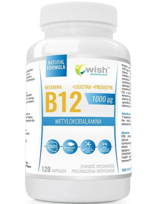 WISH WITAMINA B12 1000µg - 120kaps