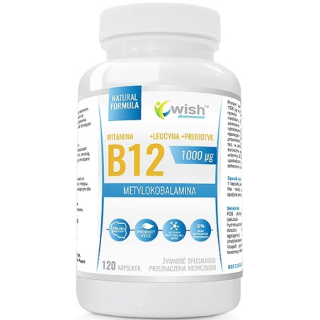 WISH WITAMINA B12 1000µg - 120kaps